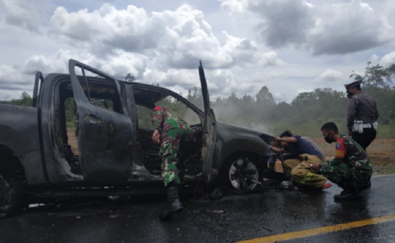 Kasus Pembakaran Mobil Polisi Hutan Mandek, KPH Akan Temui Gubernur Kalbar