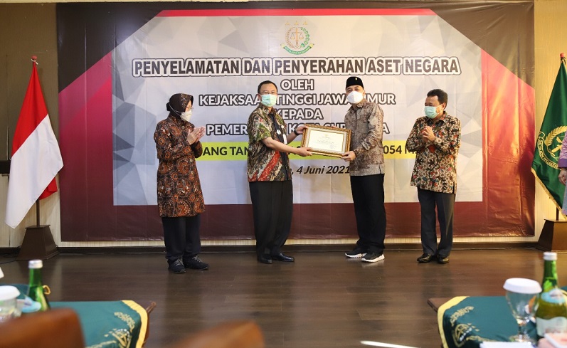 title Sempat Hilang, Aset Tanah Senilai Rp80 Miliar Kini Kembali ke Pemkot Surabaya Sempat Hilang, Aset Tanah Senilai Rp80 Miliar Kini Kembali ke Pemkot Surabaya