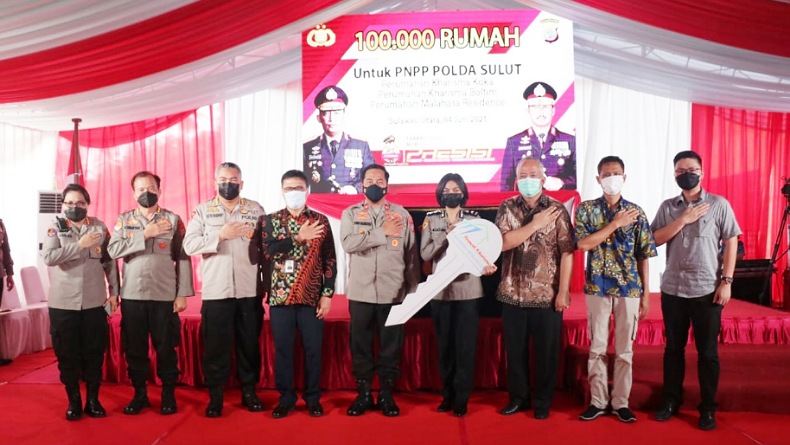 Polda Ikut Launching 100.000 Rumah, Sulut Siapkan 350 Unit 