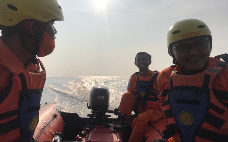 Pencarian 1 ABK KM Barokah di Perairan Subang Terkendala Gelombang Tinggi