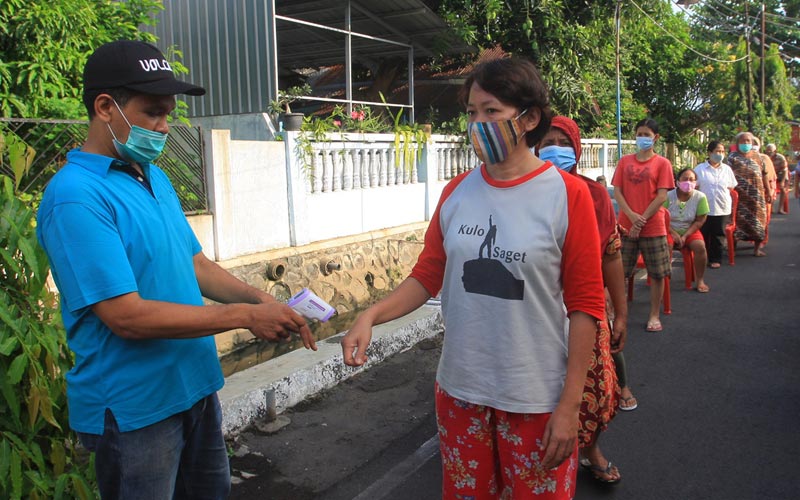 Kasus Covid-19 di Jateng Meningkat, Warga RW 5 Pendrikan Lor Semarang Giatkan Jogo Tonggo - Bagian 7