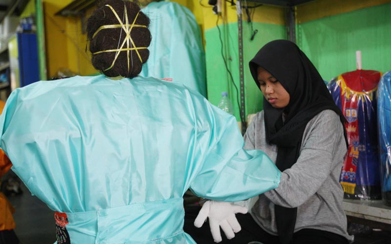 Jelang HUT Ke-494 Jakarta, Penjualan Ondel-ondel Meningkat - Bagian 4