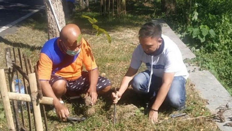 Peringati Hari Lingkungan Hidup, ASN Bone Bolango Tanam Pohon Sepanjang Jalan Matobonebol