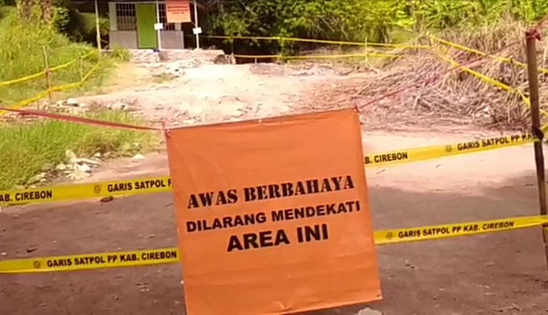 Terdeteksi Gas Beracun, Tanda Bahaya Dipasang di Sekitar Semburan Lumpur Cipanas