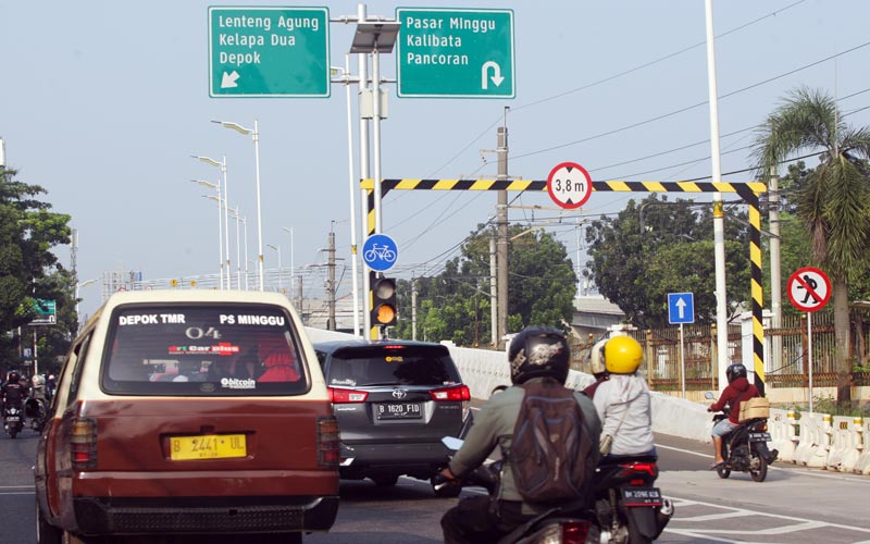 Flyover Tapal Kuda Lenteng Agung Dibuka Permanen, Begini Penampakannya - Bagian 3