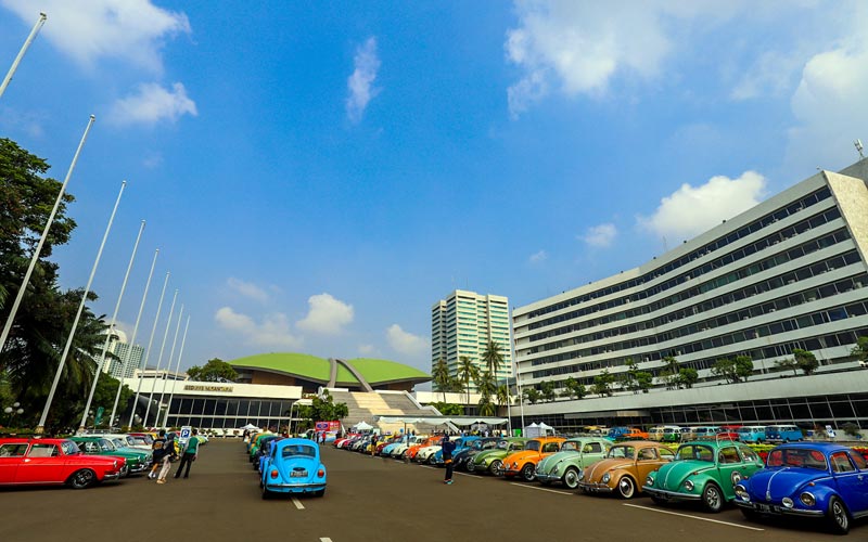 Sosialisasi 4 Pilar MPR RI, Ratusan Mobil VW Nongkrong di Gedung Parlemen - Bagian 6