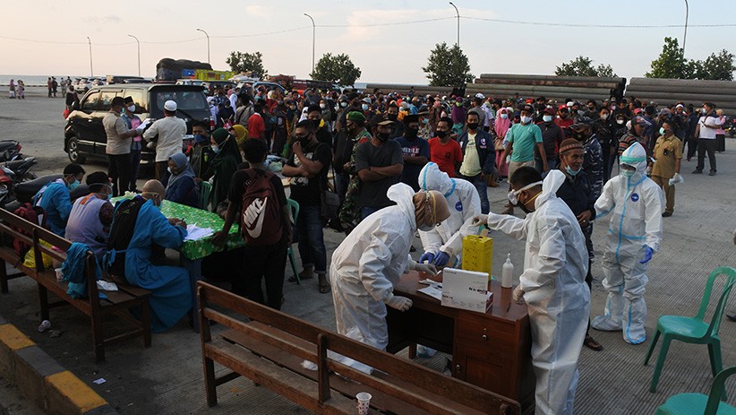 Kasus Covid-19 Melonjak, Warga Pulau Madura Masuk Pulau Jawa Wajib Tes Antigen - Bagian 2