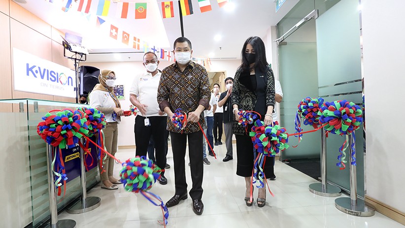 Hary Tanoesoedibjo Resmikan Kantor Pusat Baru K-Vision di MNC Tower - Bagian 1