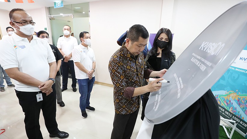 Hary Tanoesoedibjo Resmikan Kantor Pusat Baru K-Vision di MNC Tower - Bagian 3