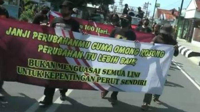 100 Hari Kepemimpinan, Bupati Pemalang Didemo terkait Janji Kampanye 