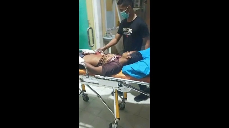 Duel dengan Sajam, Seorang Pria di Tanjab Timur Luka Serius