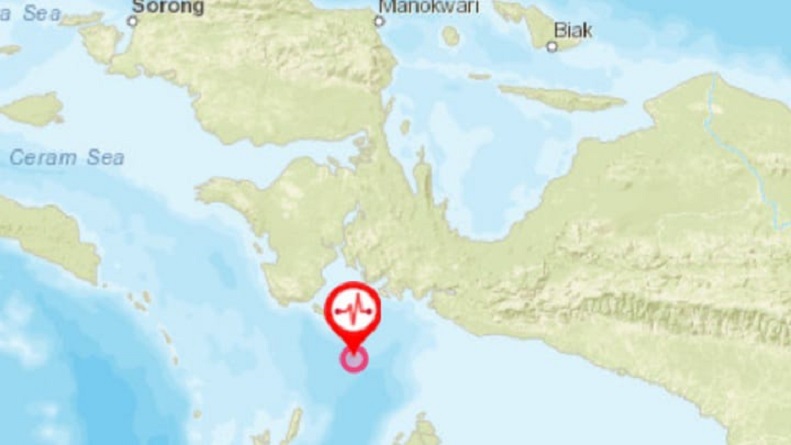 title Gempa Bumi Magnitudo 5,2 di Aru, Terasa hingga Kaimana dan Sorong Selatan Gempa Bumi Magnitudo 5,2 di Aru, Terasa hingga Kaimana dan Sorong Selatan