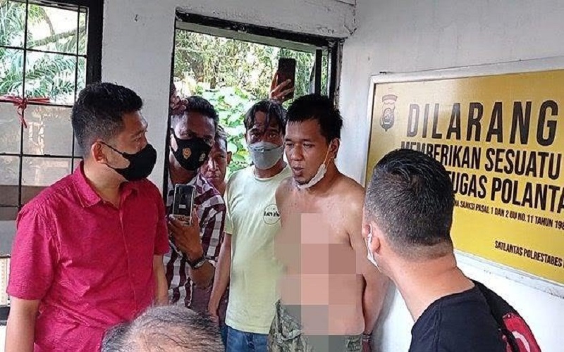 Penikam Polisi di Palembang Jadi Tersangka karena Tidak Gila