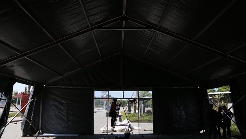 BNPB Bangun Rumah Sakit Darurat Covid-19 di Madura - Bagian 3