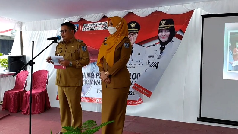 title Bupati Bangka Selatan Launching 4 Program Unggulan 100 Hari Kerja Bupati Bangka Selatan Launching 4 Program Unggulan 100 Hari Kerja