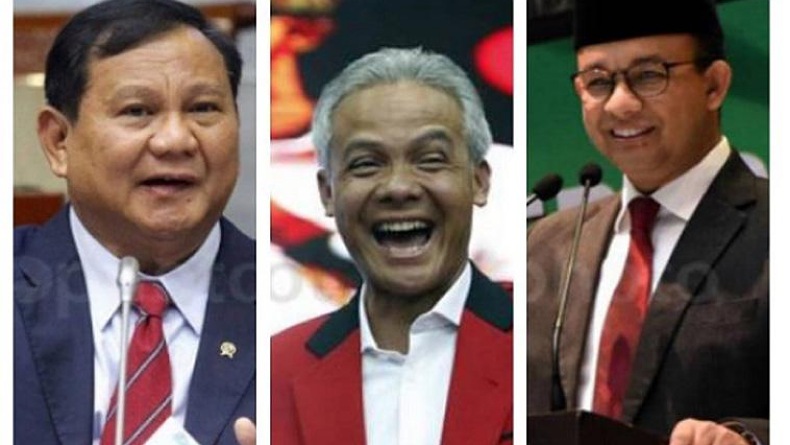  Survei Charta Politika : Elektabilitas Ganjar Masih di Atas Prabowo dan Anies 