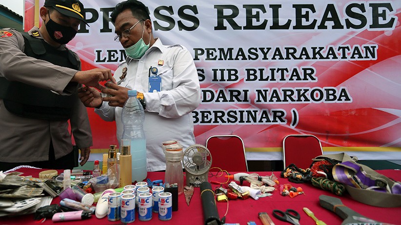Lapas Blitar Digeledah, Urine Warga Binaan Diperiksa - Bagian 3