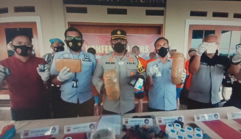 Hendak Edarkan Narkoba di Puncak Cianjur, 7 Pengedar di Tangkap Polisi