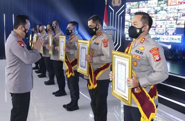 Polres Sleman Raih Penghargaan Indeks Tata Kelola Polres Terbaik dari Mabes Polri