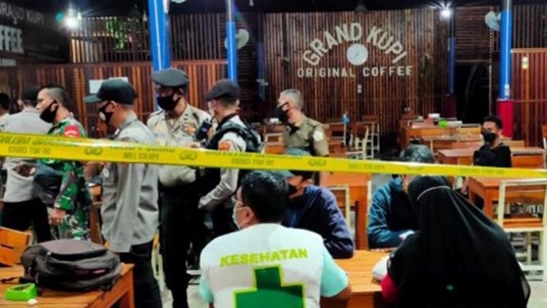 Langgar Prokes, 4 Warkop dan Kafe di Aceh Ditutup Paksa Satgas Covid-19