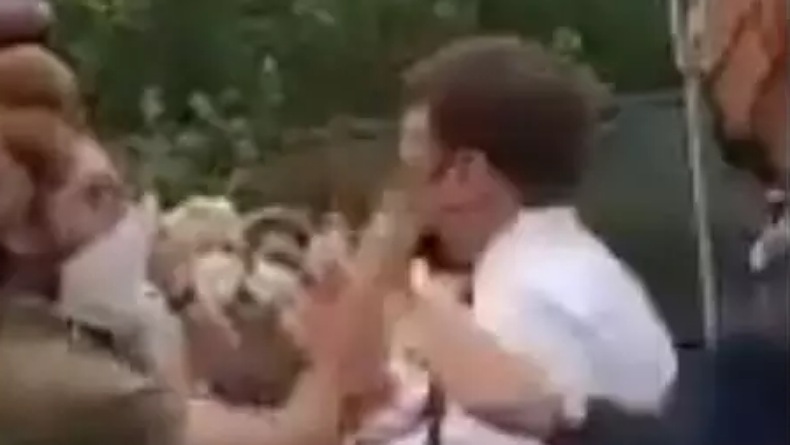 Penampar Presiden Prancis Macron Mengaku hanya Aksi Spontan