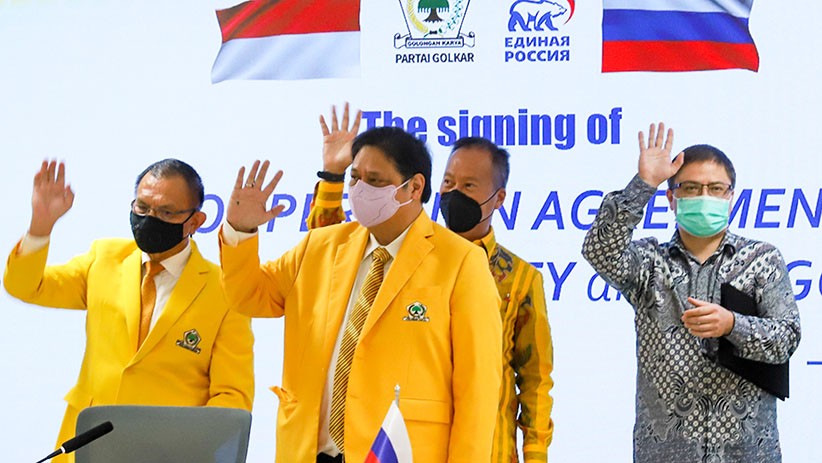 Golkar Kerja Sama dengan Partai Presiden Vladimir Putin, United Russia Party - Bagian 2