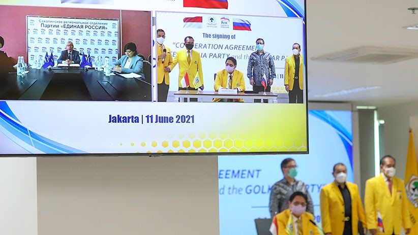 Golkar Kerja Sama dengan Partai Presiden Vladimir Putin, United Russia Party - Bagian 3