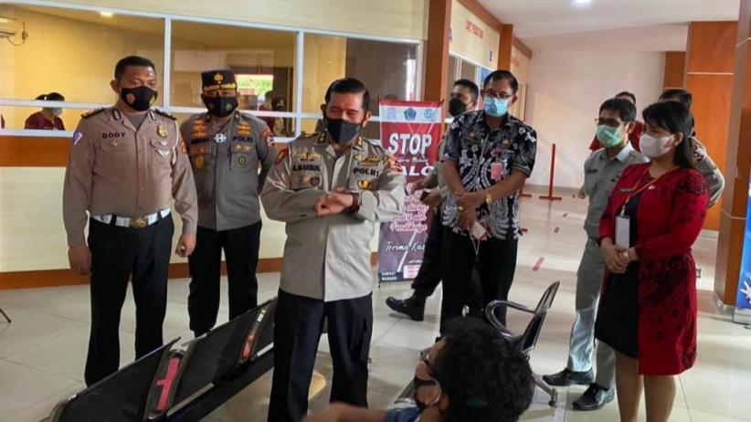 Cek Samsat Manado, Satgas Siber Pungli Ingatkan Jangan Ada Pungutan Liar