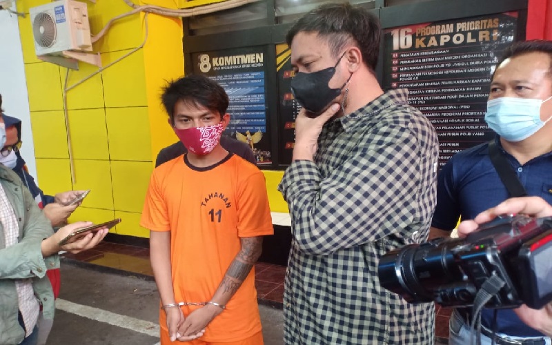 Begal HP Ditangkap Usai Duel dengan Korban di Lengkong Bandung