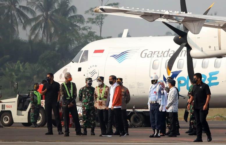 Kunjungi Bandara JB Soedirman di Purbalingga, Ini Harapan Presiden Jokowi