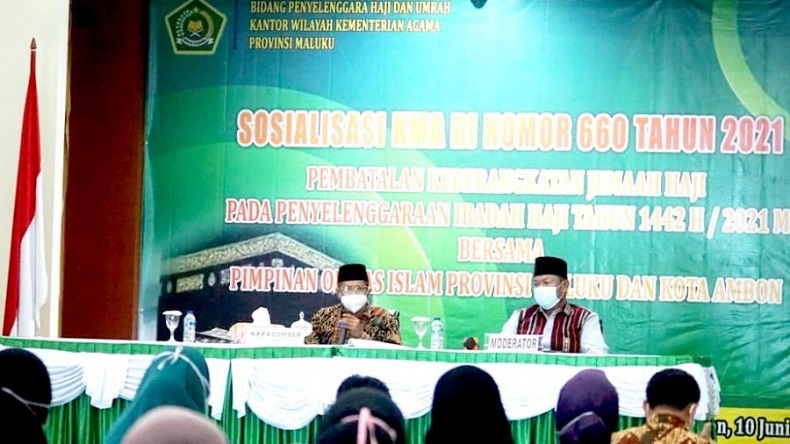 Kemenag Maluku Minta Warga Tidak Terpengaruh Hoaks Pembatalan Haji