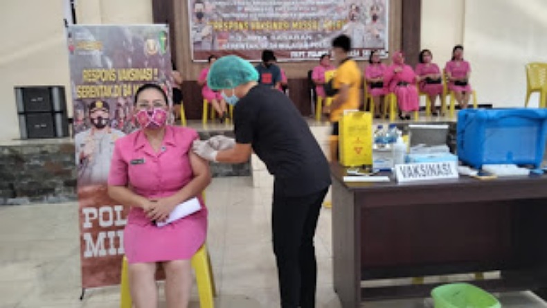 Polres Minsel Gelar Vaksinasi Massal Gratis selama 20 Hari