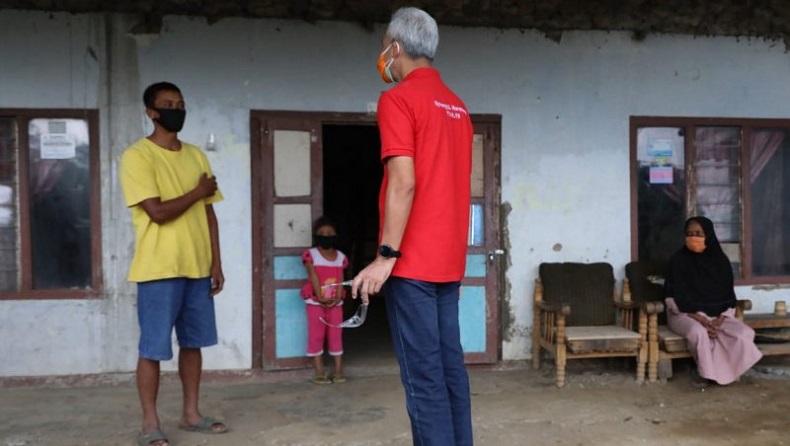 Dijenguk Ganjar, Ibu Melahirkan dan Terpapar Covid-19 di Karanganyar Ini Kaget