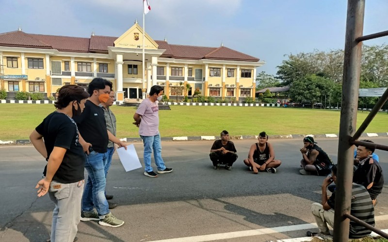 6 Preman Baturaja Tak Berkutik Diamankan Satreskrim Polres OKU