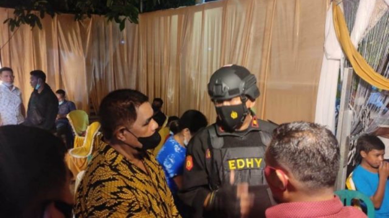 Tak Patuhi Prokes, Pesta Pernikahan di Makassar Dibubarkan Polisi