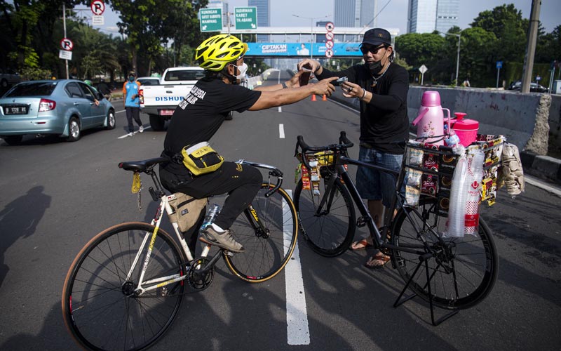  Uji Coba Barakhir, Dishub DKI Jakarta Copot Rambu Jalur Road Bike di JLNT Casablanca - Bagian 1
