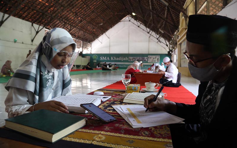 175 Siswa Khadijah Surabaya Ikuti Munaqosah Tartil Alquran  - Bagian 1