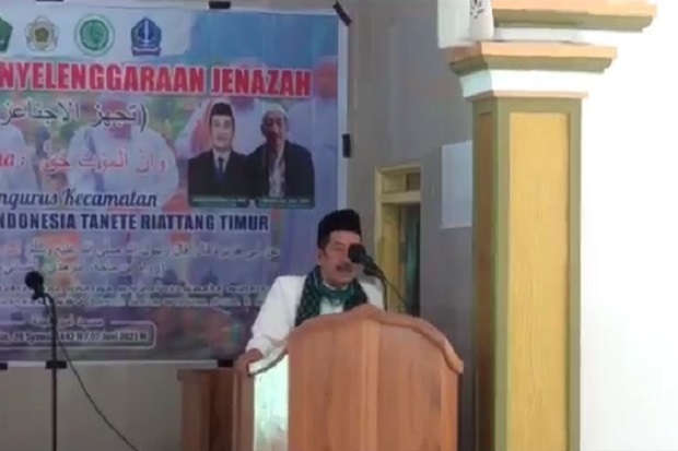 Ketua MUI Tanete Riattang Timur Bone Meninggal saat Ceramah Jenazah di Masjid