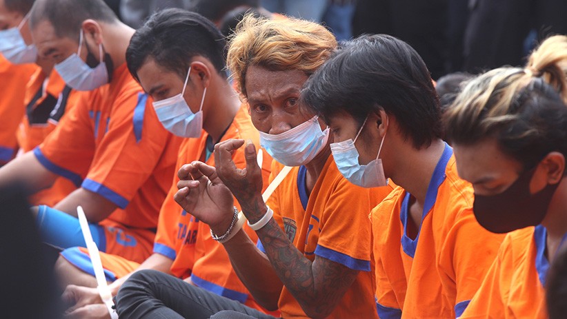 67 Preman Bikin Resah Masyarakat, Tertunduk saat Ditangkap Polisi - Bagian 2