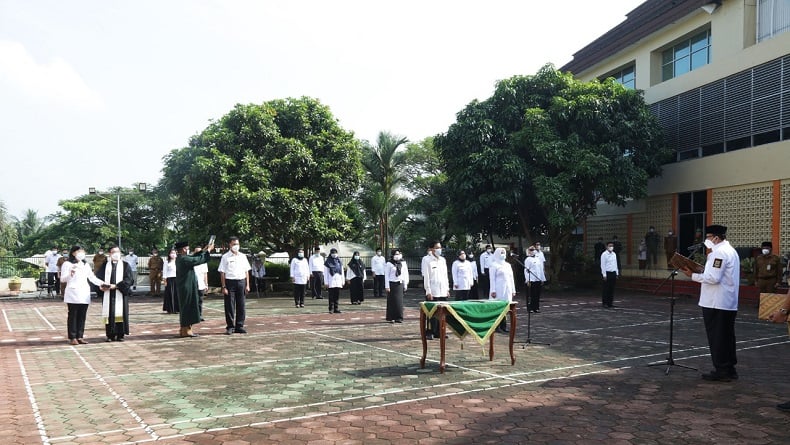 Lantik 20 Pejabat Baru Dinkes Pengganti yang Mundur, Gubernur Banten: Jangan Main-Main dengan Saya!