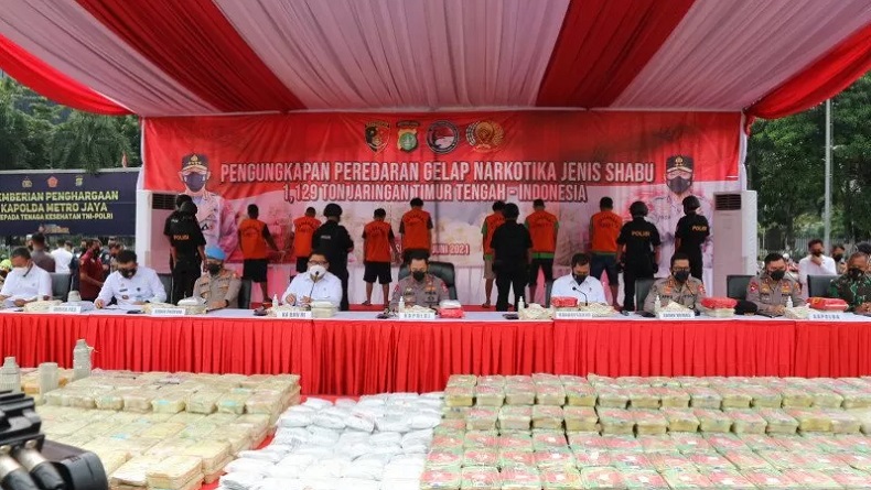 3 Napi Lapas Cilegon Kendalikan Peredaran Sabu 1,1 Ton Jaringan Timur Tengah