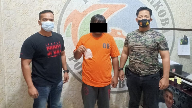 Pengedar Sabu di Marbau Labura Ditangkap, Polisi Sita 3 Paket Sabu