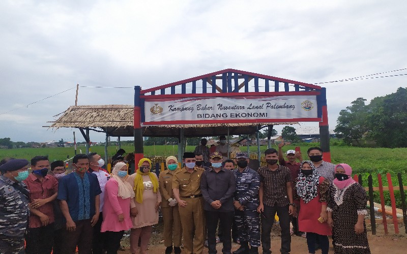 Lanal Palembang Jadikan 15 Ulu Sebagai Kampung Bahari