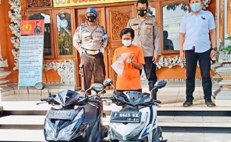 Warga Jember Curi Motor Penghuni Kos di Bali untuk Beli Hewan Kurban