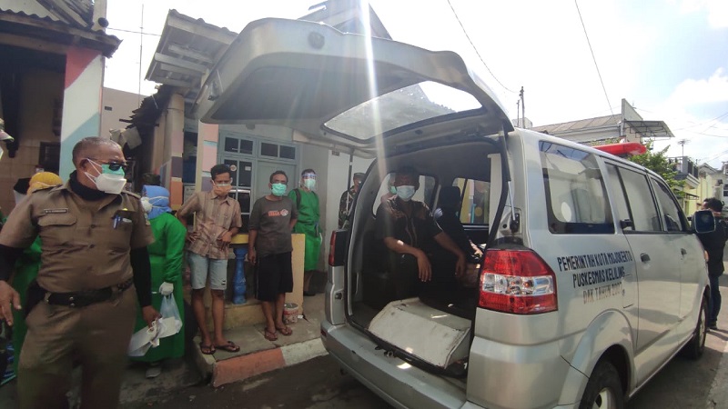 7 Warga Mojokerto Positif Covid-19, Akses Keluar Masuk Kampung Ditutup 