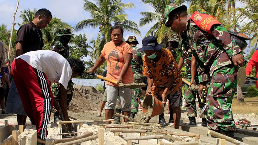 TMMD ke-111, Prajurit TNI Bangun Gereja hingga Sekolah di Kupang - Bagian 2