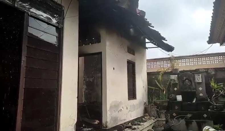 Kebakaran di Pasar Blahbatuh Juga Menghanguskan Rumah Warga