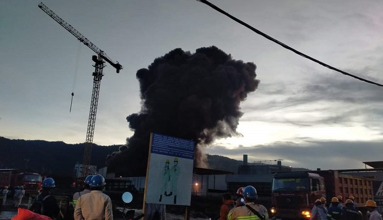 Smelter PT IWIP di Maluku Utara Terbakar, 15 Orang Luka Berat