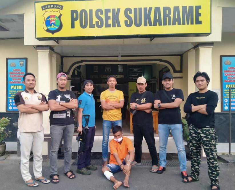 Melawan Petugas, Remaja Pencuri Motor Lintas Kabupaten di Bandarlampung Ditembak