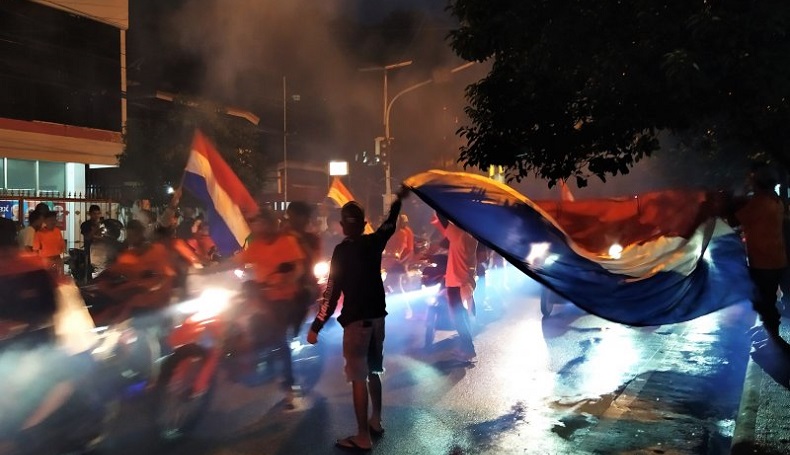 Konvoi, Puluhan Pendukung Timnas Belanda di Ambon Ditilang Polisi